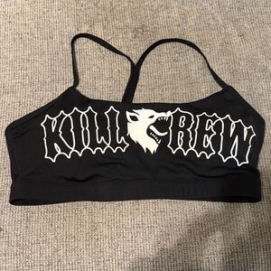 Kill Crew Black and White Sports Bra